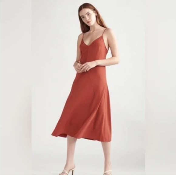 Thakoon Rust Slip Dress - Picture 1 of 16